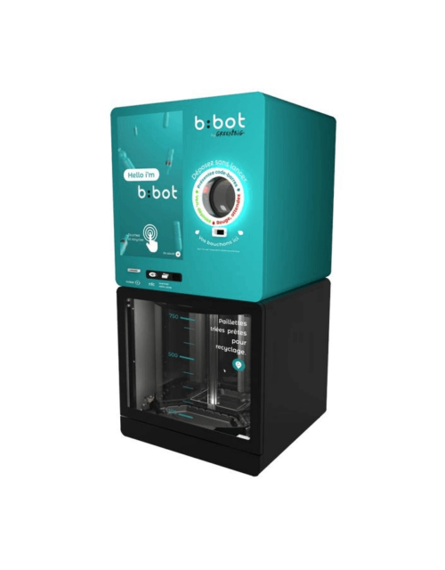Machine de collecte de bouteilles plastique B:Bot