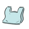 Illustration sac en platique